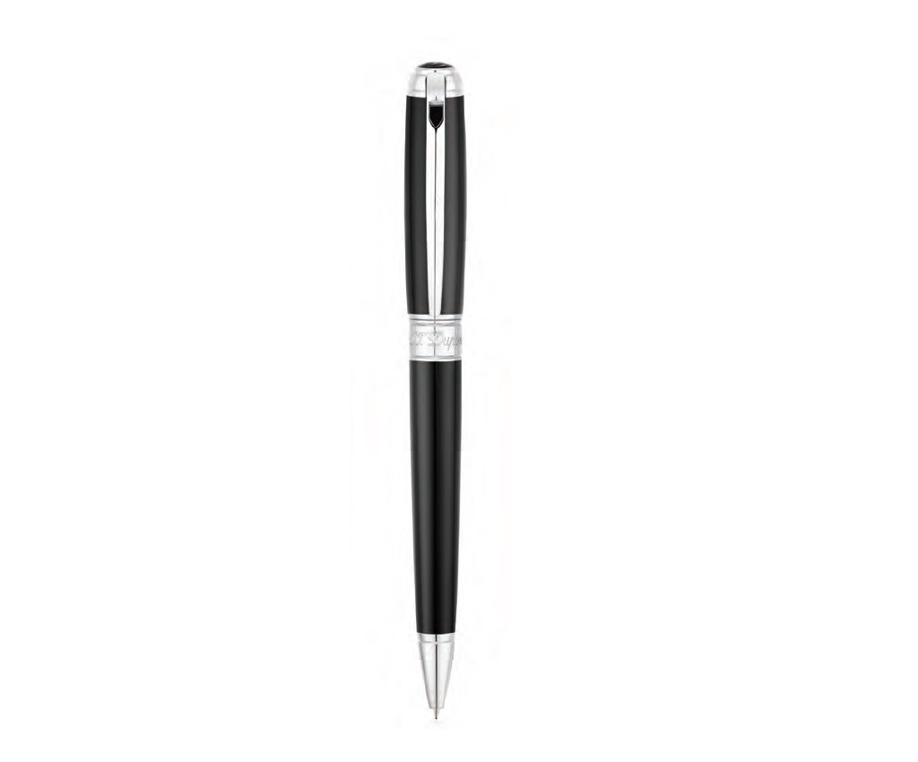 Line D Medium Black-Silver Pencil